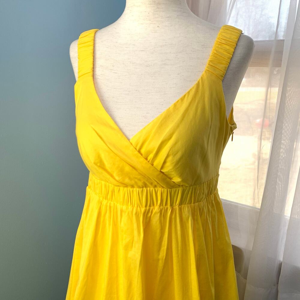 Calvin Klein Yellow Sleeveless Dress Size 6 - Picture 2 of 8